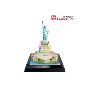 Cubic Fun - Puzzle 3D Led Statuia Libertatii 37 Piese Cubic Fun - 1